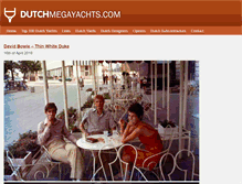 Tablet Screenshot of dutchmegayachts.com